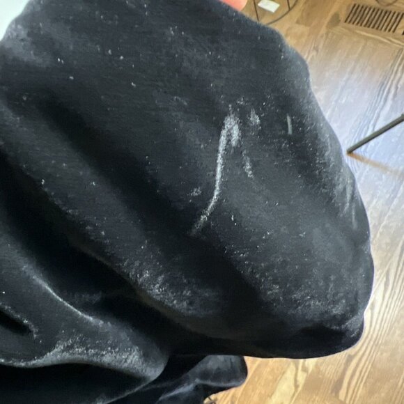 VTG Banana Republic Womens Black Velvet Slip Dress Size 10 Y2K 2002 Holiday Midi - Picture 8 of 15